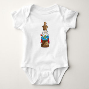Chess piece King Chess Baby Bodysuit