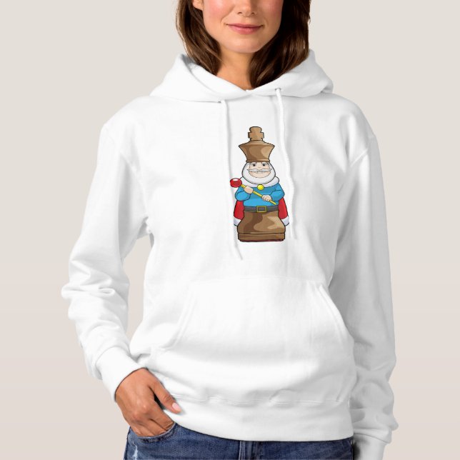 Chess piece King Chess Hoodie (Front)