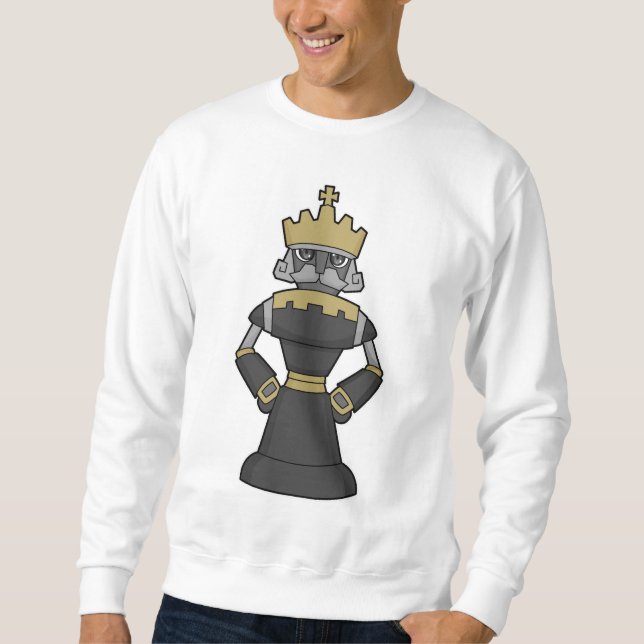 Chess piece King Crown Chess Sweatshirt (Front)