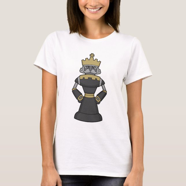 Chess piece King Crown Chess T-Shirt (Front)