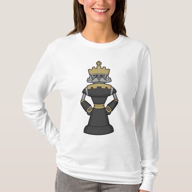 Chess piece King Crown Chess T-Shirt (Front)