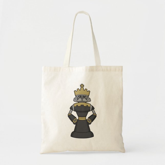 Chess piece King Crown Chess Tote Bag (Front)