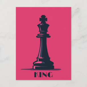 Chess Piece - King Postcard