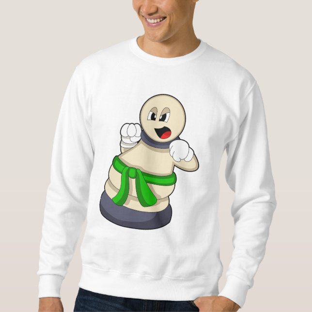Chess piece Pawn at Chess Sweatshirt (Front)