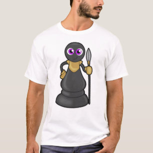 Chess piece Pawn at Chess with Spear T-Shirt
