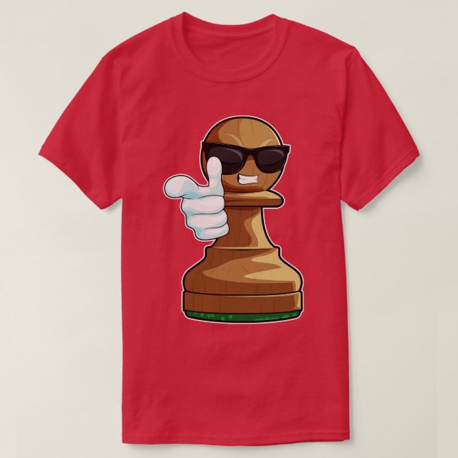Chess piece Pawn Chess 3 T-Shirt (Design Front)