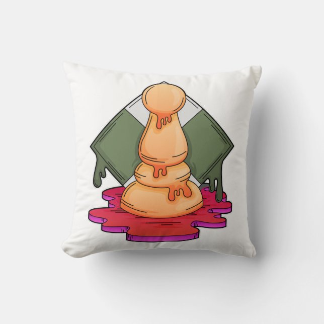 Chess piece Pawn Cushion (Front)