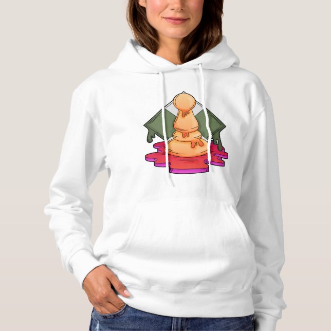 Chess piece Pawn Hoodie (Front)