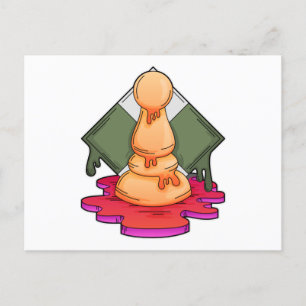 Chess piece Pawn Postcard