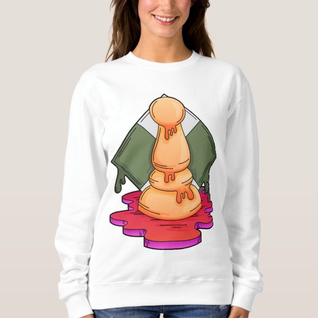 Chess piece Pawn Sweatshirt (Front)