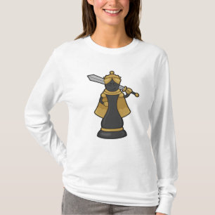 Chess piece Queen at Chess with Sword T-Shirt