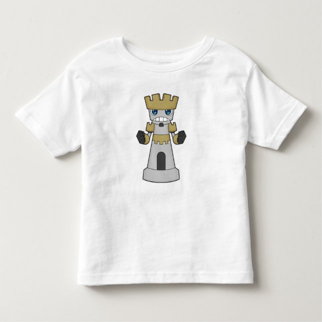 Chess piece Rook Chess Toddler T-Shirt (Front)