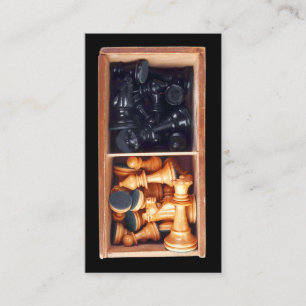 Chess Pieces Business Card