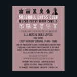 Chess Pieces, Chess Club Advertising Flyer<br><div class="desc">Chess Pieces,  Chess Club Advertising Flyers By The Business Card Store.</div>