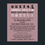 Chess Pieces, Chess Club Advertising Flyer<br><div class="desc">Chess Pieces,  Chess Club Advertising Flyers By The Business Card Store.</div>