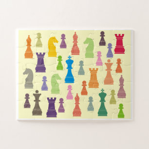 Chess Pieces Jigsaw Puzzle