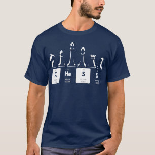 Chess Pieces Periodic Table Elements T-Shirt