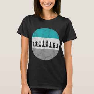 Chess Pieces Retro Gift For Men Women Boys & Girls T-Shirt