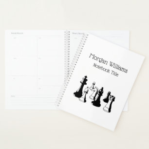 Chess Pieces Vintage Art #2 Planner