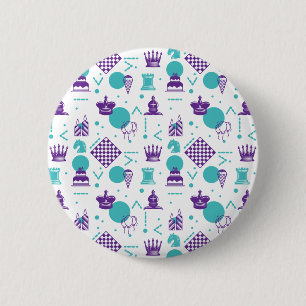 Chess Player Birthday  6 Cm Round Badge