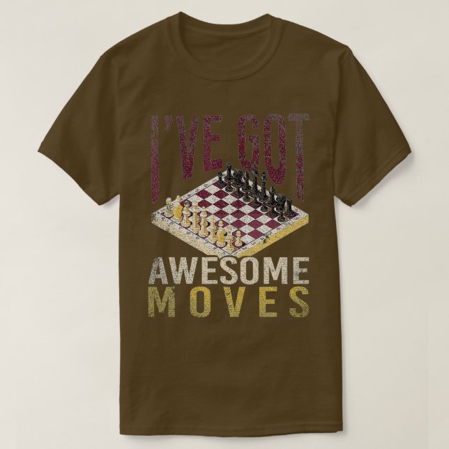 Chess Player Board Games Chessman Chess  T-Shirt (Design Front)