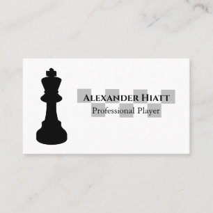 Chess Player Business Card