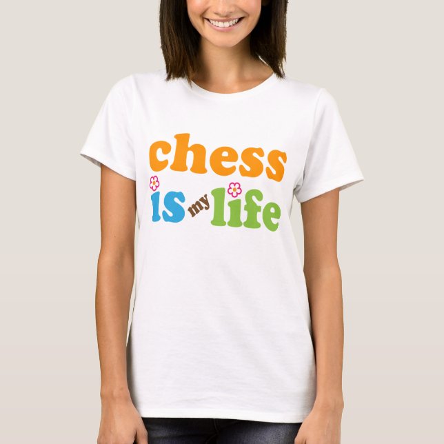 Chess Player Gift Girls T-Shirt (Front)