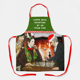 Chess Player Holiday Gift Apron