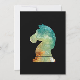 Chess Player Horse Knight Chess Lover Gift Invitation