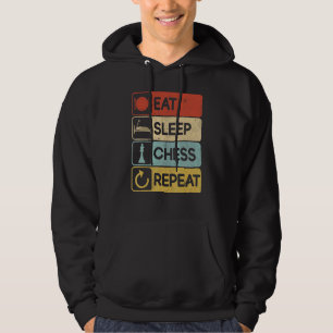 Chess Player Idea Chess Playing Strategy Item Hoodie