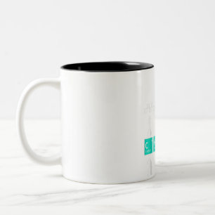 Chess Player Lover Periodic Table Funny Gift Men Two-Tone Coffee Mug