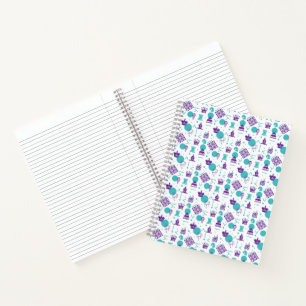 Chess Player Pieces - Party Art Pattern Notebook