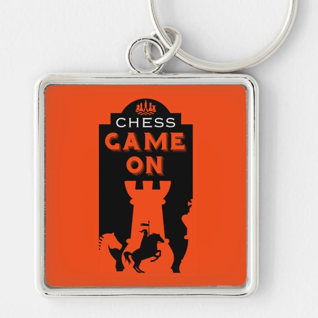Chess Players Key Ring (Front)