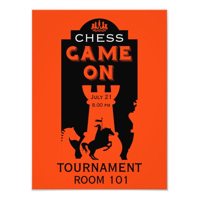 Chess Players Photo Print (Front)