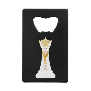 Chess queen / black and white
