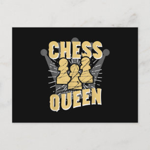 Chess Queen Kids & Women Gift Postcard