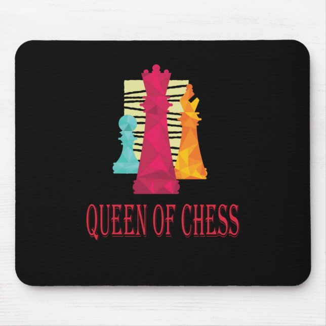 Chess - Queen Of Chess Mouse Pad (Front)