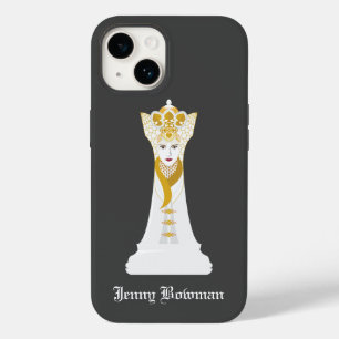 Chess queen / Personalised Name Case-Mate iPhone C 14 Case