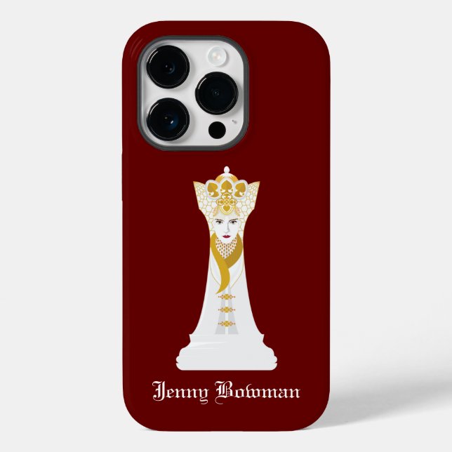 Chess queen / Personalised Name Case-Mate iPhone C Case (Back)