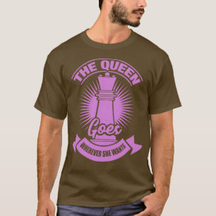 Chess Queen Player Girl Gift  T-Shirt