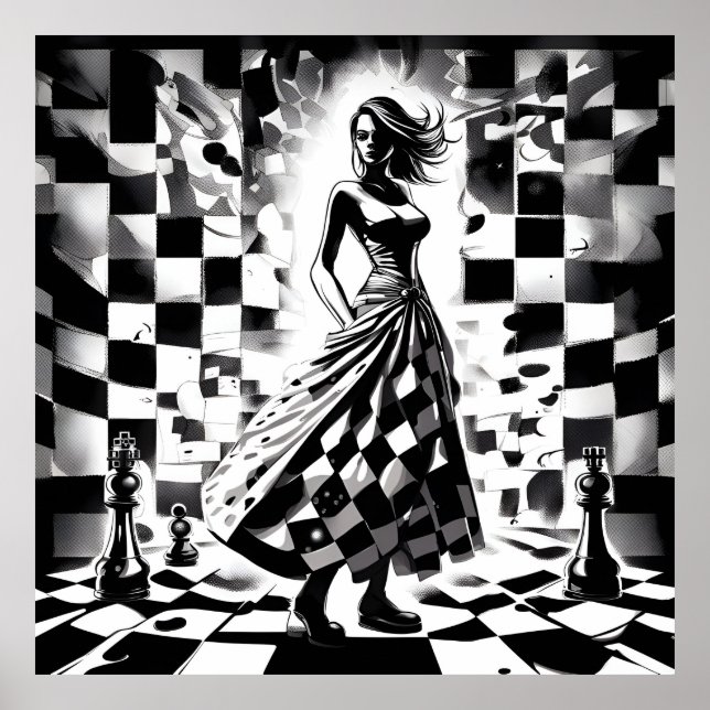 Chess Queen Poster (Front)