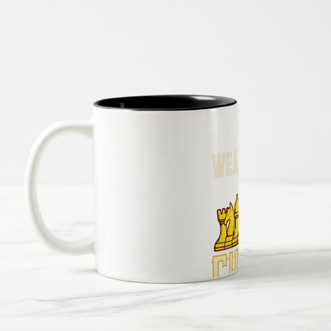 Chess Quote Weapons Of Choice Chess Team Player Two-Tone Coffee Mug (Left)