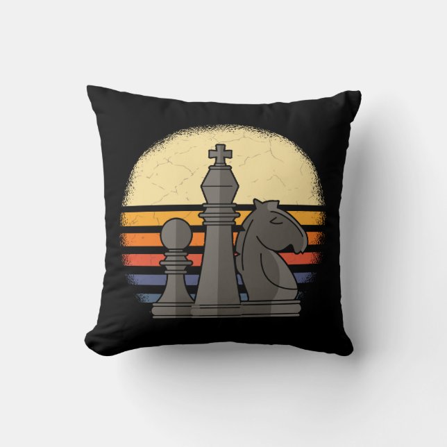 Chess Retro Cushion (Front)