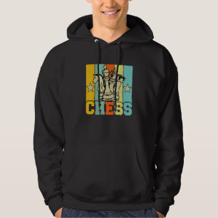 Chess Retro Graphic Chess Player Checkmate Board G Hoodie