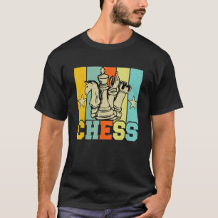 Chess Retro Graphic Chess Player Checkmate Board G T-Shirt