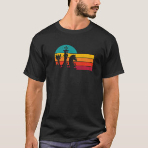 Chess Retro Graphic Chess Player Checkmate Board G T-Shirt