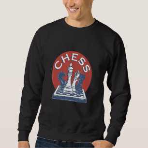 Chess Retro Style  Chess Player Sweatshirt