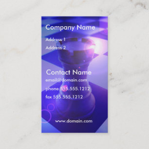Chess Rook Business Card