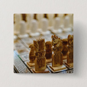 Chess set for sale, Khan el Khalili Bazaar, 15 Cm Square Badge