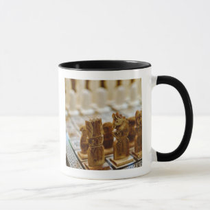 Chess set for sale, Khan el Khalili Bazaar, Mug